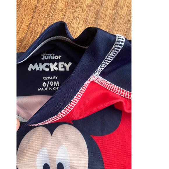 Disney Mickey Mouse Toddler Swim Lot – Rashguard 6-9M, Shorts 3-6M, Hat 6-12M - Picture 4 of 12